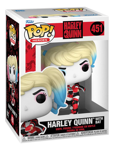 Funko Pop! Heroes Harley Quinn With Bat #451 Con Bate