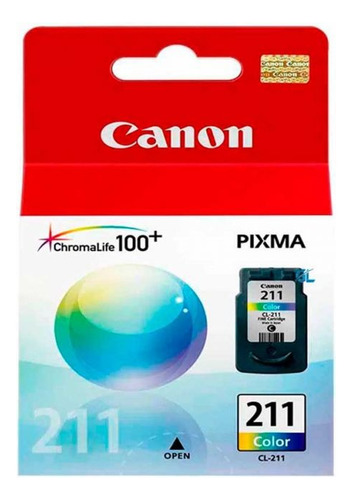 Cartucho De Tinta Canon Cl-211 Color Para Mp230/250