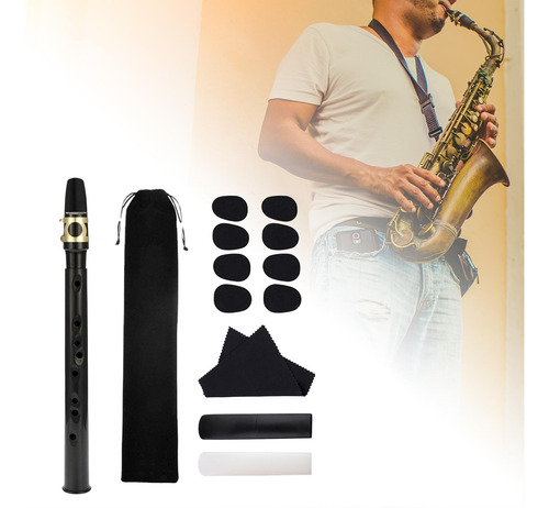 Mini Saxofón De Bolsillo Con Cañas, Bolsa De Transporte,