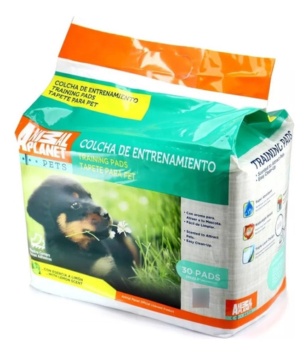 Pañales Entrenamiento Con Aroma Animal Planet 42un 90x60cm