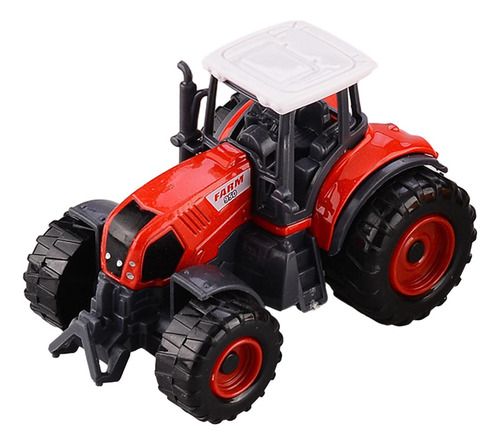2 Mini Tractor Para Niños, Juego De Tractor Pequeño,, Rojo
