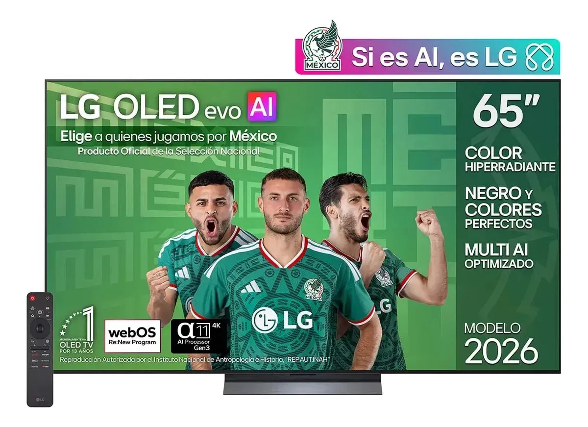 LG OLED65C6PSA Pantalla 65 Pulgadas Oled 4k WebOS 26 127V
