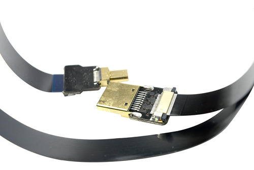 Delgado Y Suave Micro Hdmi Recto Macho A Hdmi Estándar Hdmi