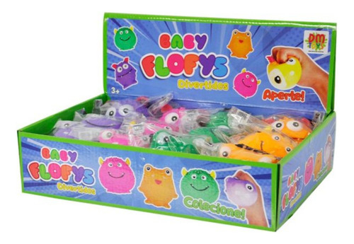 Kit 2 Bolas De Apertar Squish Fidget Neon Bola Antistres