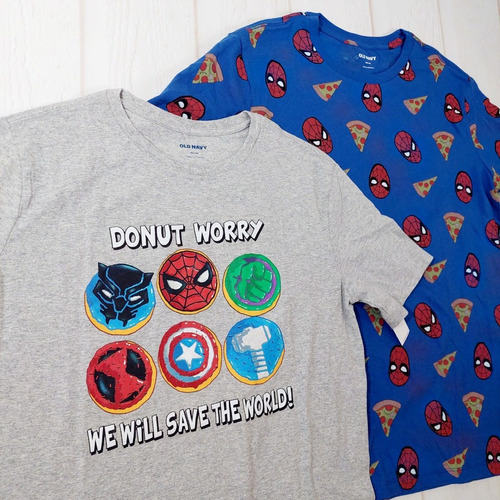 Remeras Spiderman Pack X 2 Old Navy