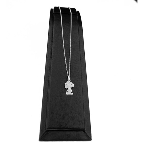 Collar Snoopy Escribiendo Plata 925 