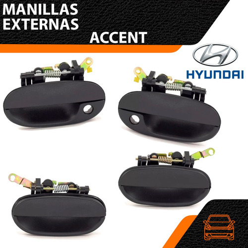 Manilla Externa Trasera Derecha Hyundai Accent