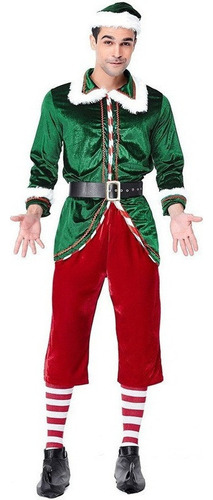 Disfraz De Elfo For Hombre Adulto, Ideal For Navidad