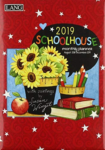 Schoolhouse 17 Month 2019 Monthly Planner
