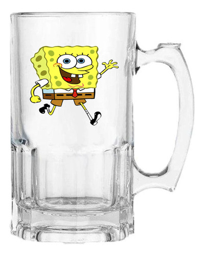 Vaso Cervecero B O B E S  P O N Ja Transparente L4