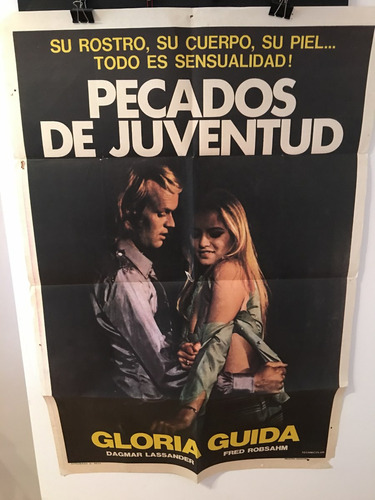 Afiche De Cine Original - Pecados De Juventud