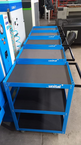 Imagen 8 de 9 de Carro Porta Herramientas Con Ruedas Unital Mod. Ayudante