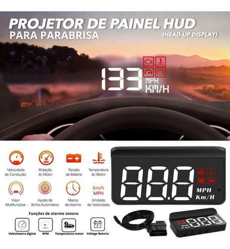 Marcador Temperatura Automotivo Medidor Temperatura Kwid Fox