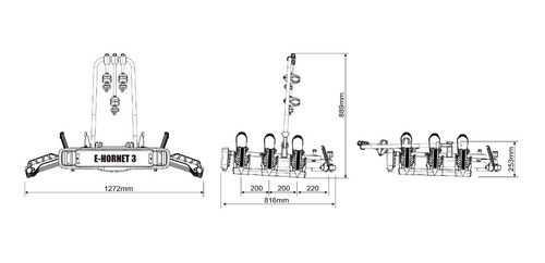 Imagen 2 de 10 de Porta Bicicletas Buzz Rack E-hornet H 3 E Bikes / Musicarro