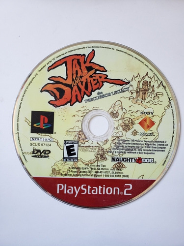 Jak And Daxter The Precursor Legancy Ps2 Solo Disco (Usado)