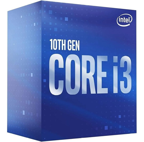 Micro Procesador Intel Core I3 10100 4.3ghz Lga 1200 Gamer *