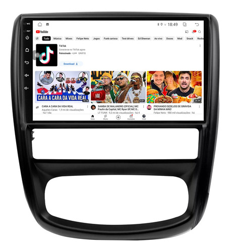 Multimidia Duster 12/14 9p Adak G2 Android Carplay 2gb 64gb