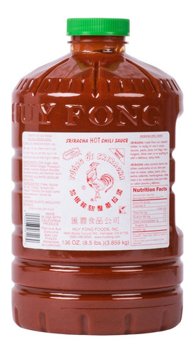 Salsa Sriracha Sauce Hot Huy Fong 3.85k Gallito La Original
