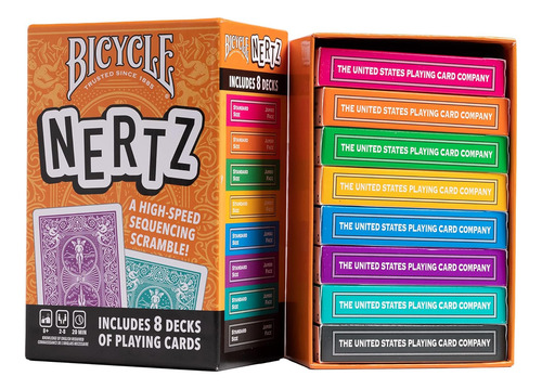 Juego De Cartas Bicycle Nertz, Solitario Multijugador (u...