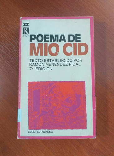 Poema Del Mio Cid Editorial Zig-zag Ediciones Rodas 1973