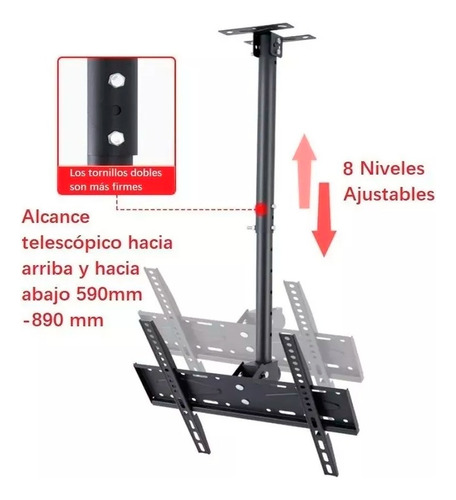 Soporte Tv Smart Tv Monitor 32 A 75 Giratorio Inclinable