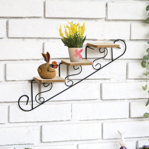 Estante Retro Para Plantas Para Decoración Hacia Abajo