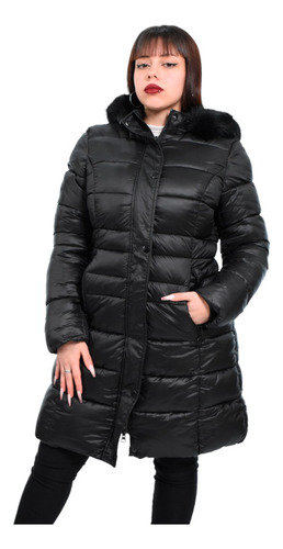 Campera Mujer Larga Inflable Impermeable Importada Booty