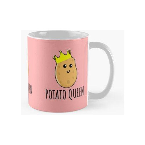 Taza Potato Queen - Regalo Divertido De Papa Calidad Premium