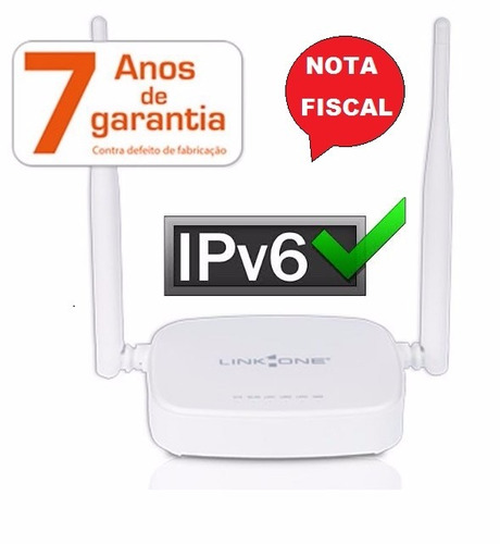 24 X Roteadores Wireless 300mbps Com Ipv6 Link One L1-rw332