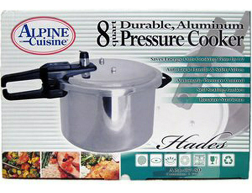 Olla De Presión - Royal Cook Aluminum Pressure Cooker, 7.5 Q