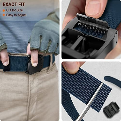 Kemisant Cinturón Para Hombre, Cinturón De Nailon Elástico T