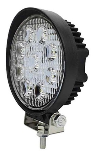 Faro Auxiliar Reflector 4x4 Led Off Road 27w 12a24v Redondo