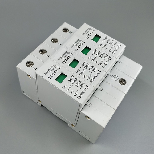 Supresor Picos Spd 3l+n Corriente Alterna Surge Protector 4p
