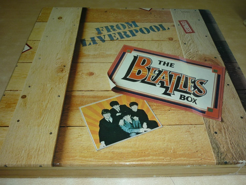 The Beatles Box From Liverpool 8 Vinilos Japon Bookl Jcd055