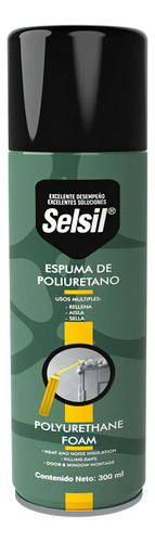 Sellador Espuma Poliuretano 300ml Selsil