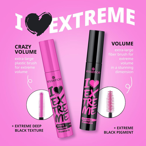 Esencia | Máscara De Volumen I Love Extreme | Sin Parabenos,