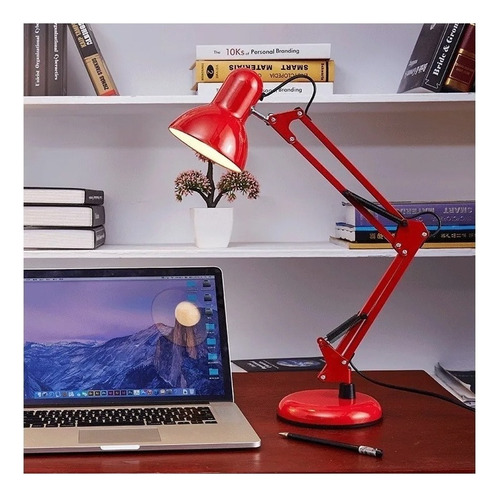 Abajur Luminária Mesa Escritório Bivolt Articulável Lk-779