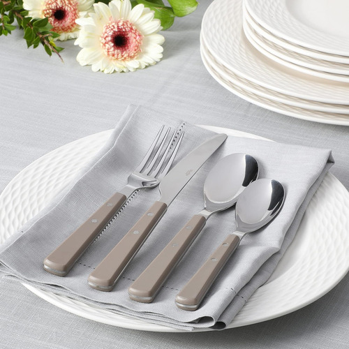 Martha Stewart Watercliffe Juego De Cubiertos De 16 Pieza...