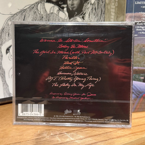 Cd Michael Jackson Thriller Eu Import. Remasterizado