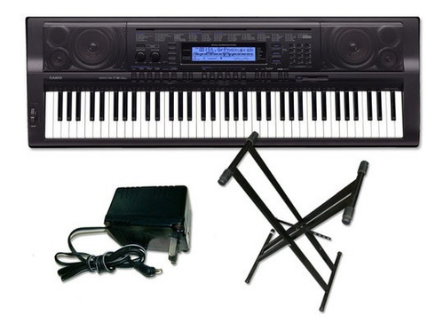 Combo Teclado Casio Wk500 + Soporte Tijera + Fuente
