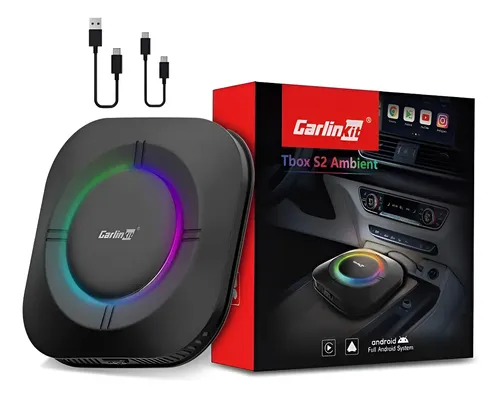 Streaming Box Automotivo Carros Com Carplay 4gb/64gb Preto