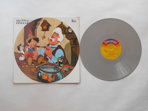  Walt Disney Presenta Pinocho Lp Vinilo Colombia 1982