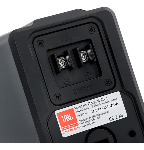 Jbl Control 23-1 Par de altavoces de 2 vías de 100 W negros N/A