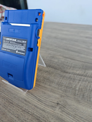 Gameboy Color - Ips V2 Azul/amarelo Azul (Usado)