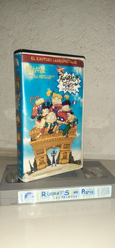 Vhs Rugrat's En Paris La Película  En Español 