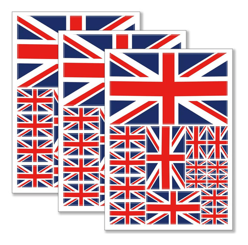 Qqsd Adhesivo De La Bandera Británica Del Reino Unido Union 