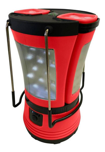 Lampara 2 Linternas Brujula Campamento Recargable Mendoza Color De La Linterna Rojo Color De La Luz Blanco