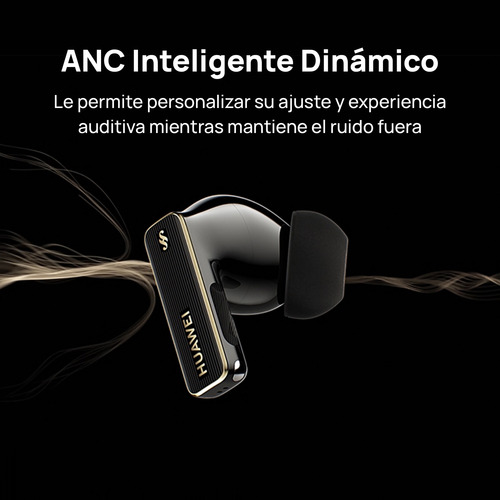 Audífonos True Wireless Huawei Freebuds Pro 4 Inalámbricos Negro