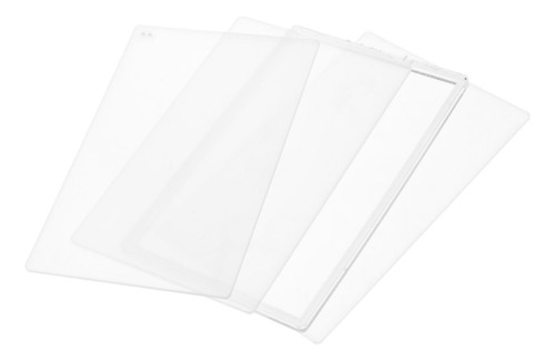 2 X 4 Piezas Diy Acrílico Plates
