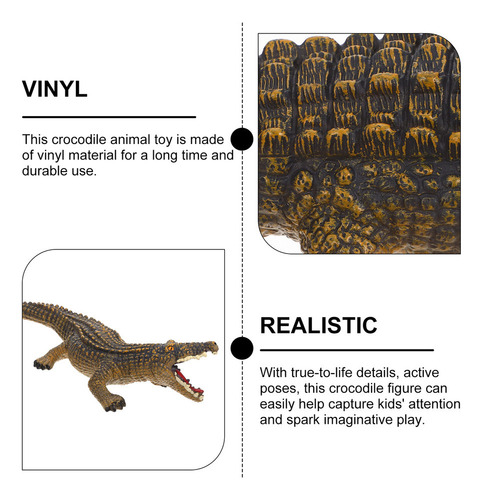 Modelo Animal Simulado Con Figura De Cocodrilo